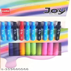 Cello Joy Ball Pen - 6 Blue 3 Black 1 Red